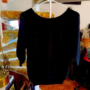 Gently worn sweater size M, Navy.